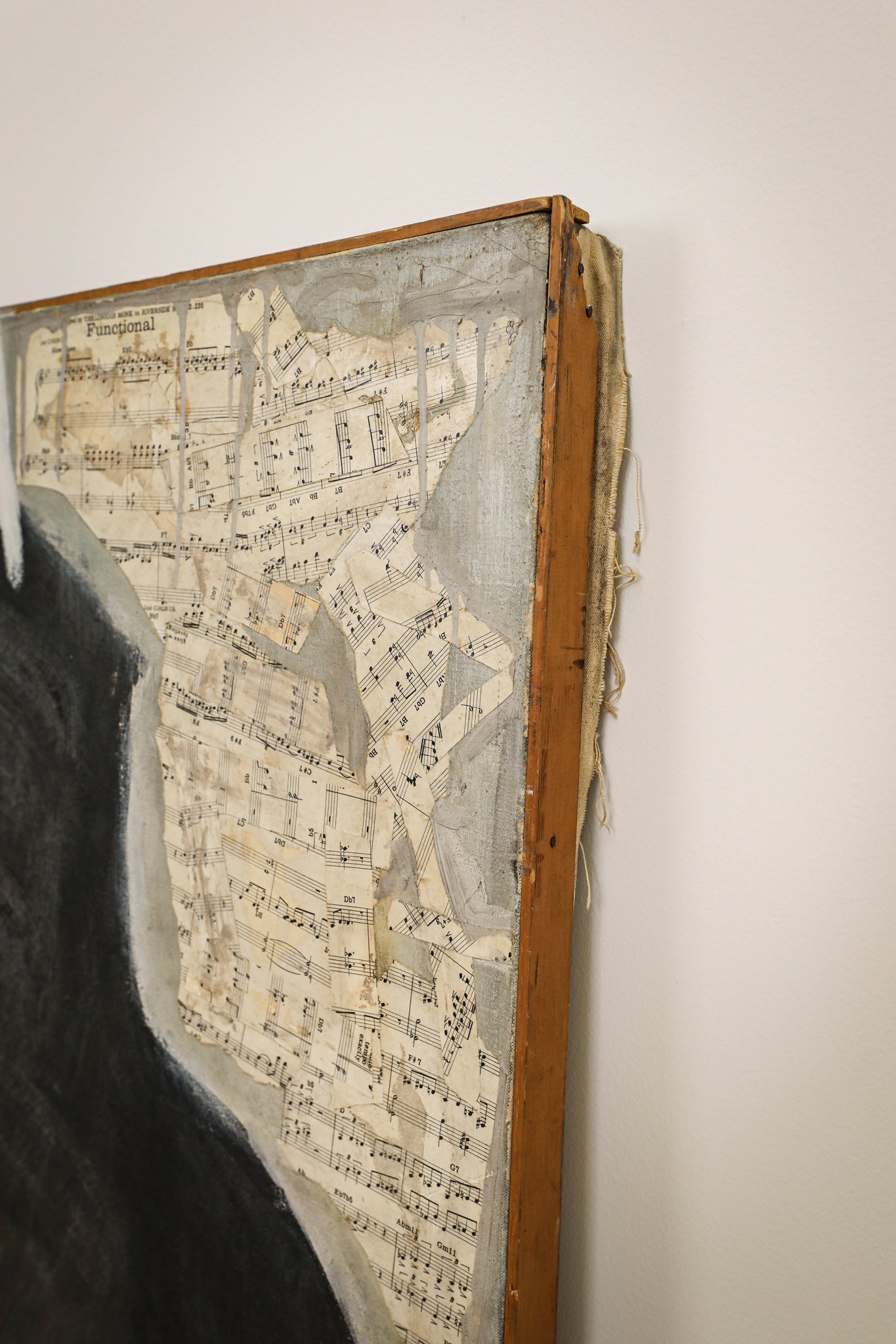 Monumental Mixed Media Abstract Painting