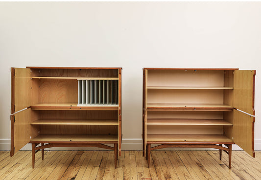 Pair of Teak Highboards by Fredericia Stolefabrik