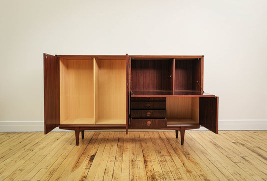 Rosewood Highboard by Marten Franckena for Fristho Franeker