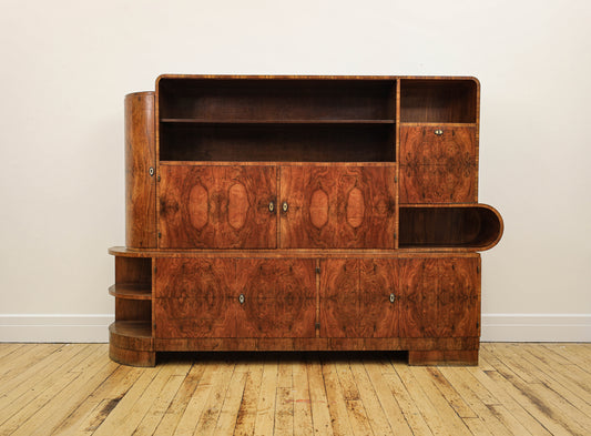 Rare Monumental Art Deco Highboard