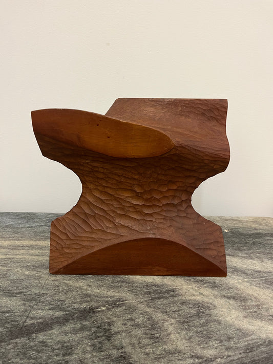 Standing Abstract Wood Sculpture