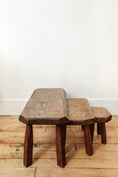 Load image into Gallery viewer, Brutalist Nesting Stools, Set of 3
