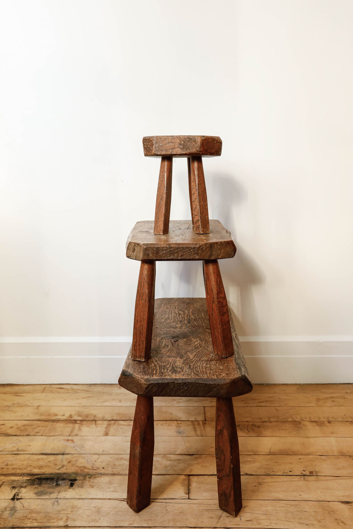 Brutalist Nesting Stools, Set of 3