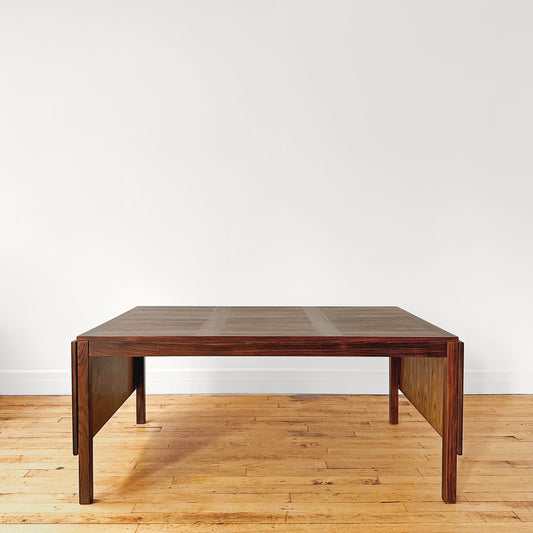 Danish Rosewood Dropleaf Dining Table