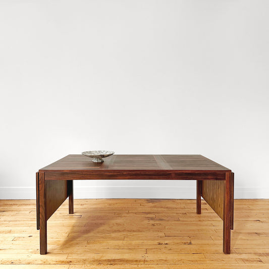 Danish Rosewood Dropleaf Dining Table
