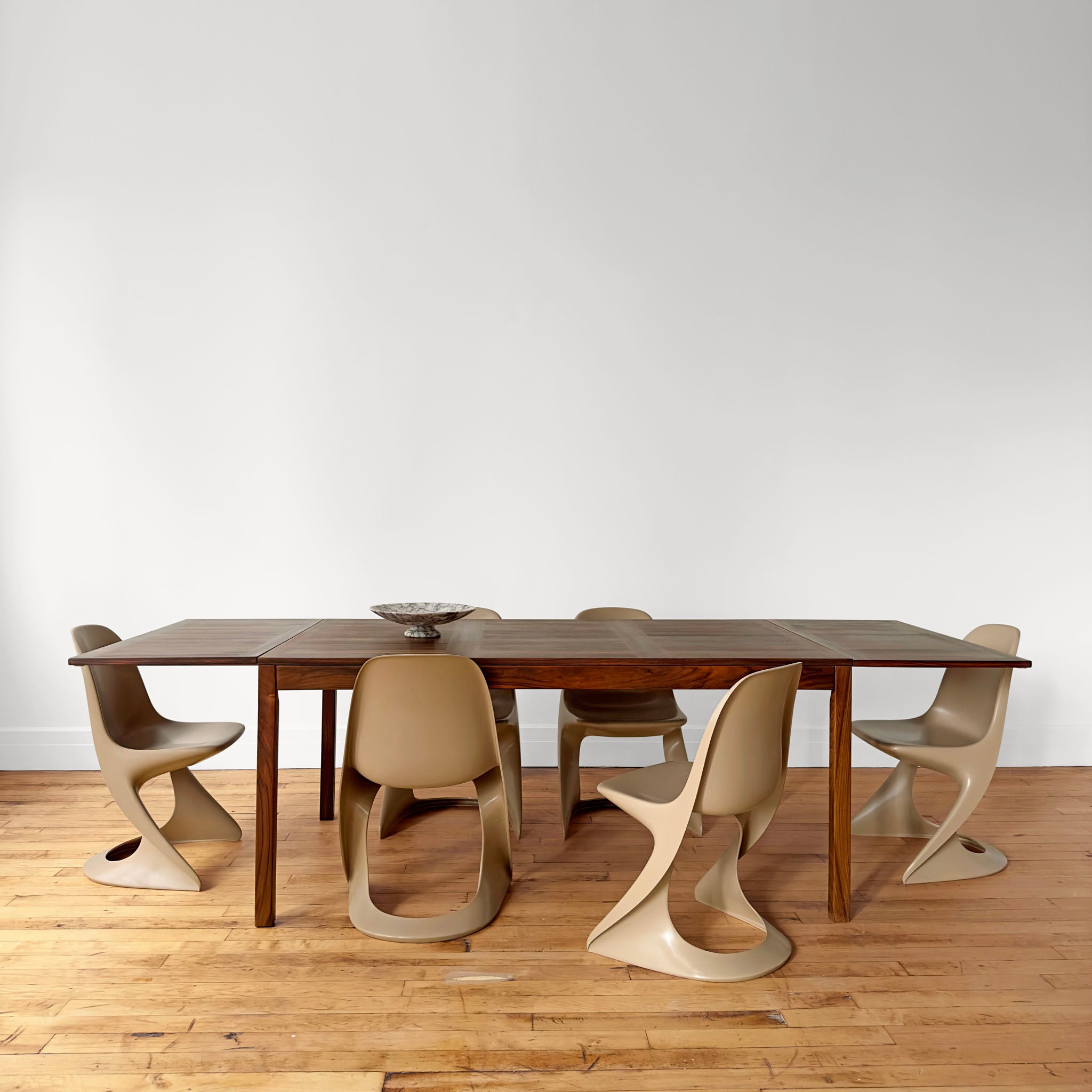 Danish Rosewood Dropleaf Dining Table