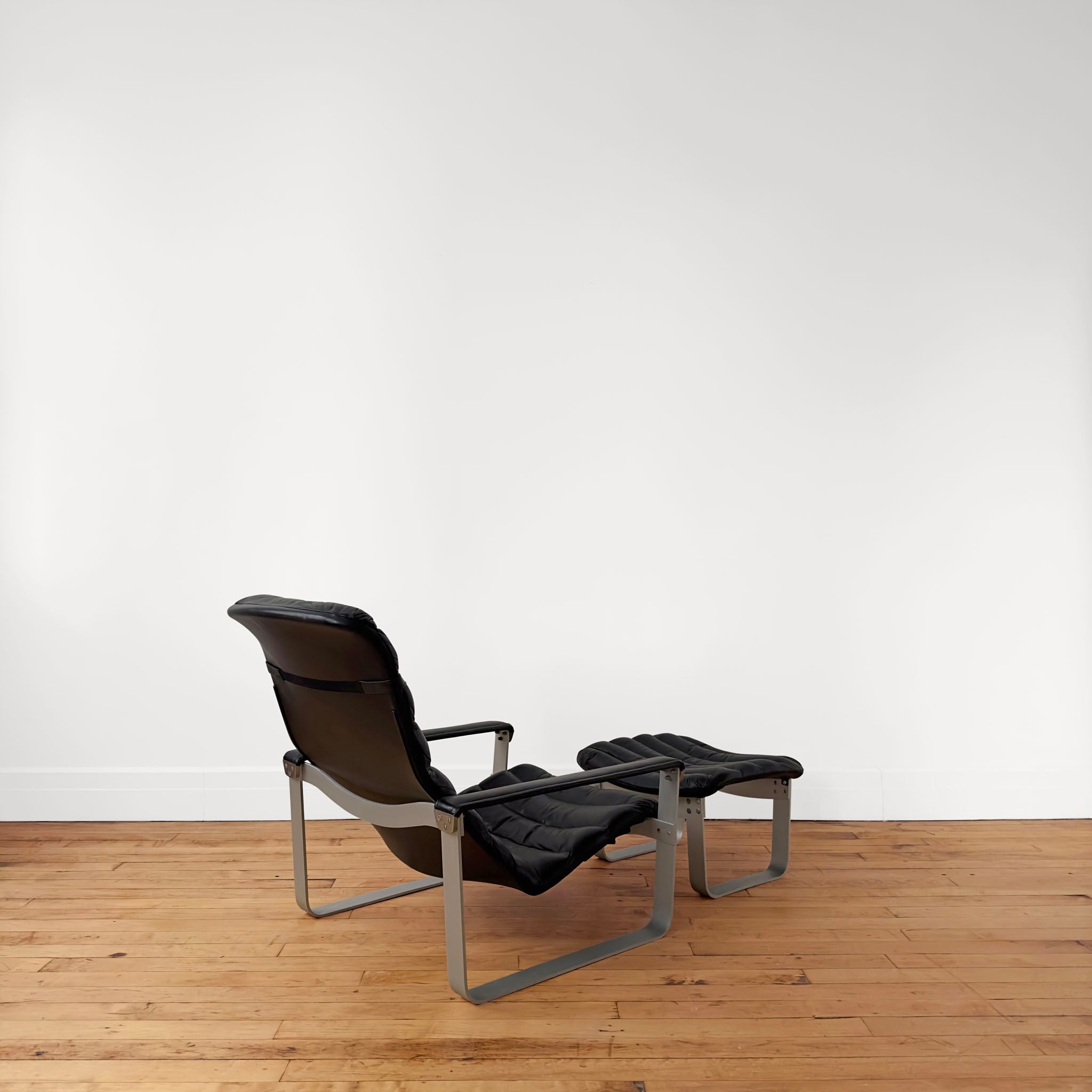 Ilmari Lappalainen "Pulkka" Chair and Footstool