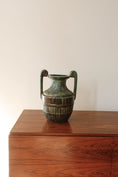 Load image into Gallery viewer, Pair of William K. Turner Lustre Raku Iridescent Glaze Urns
