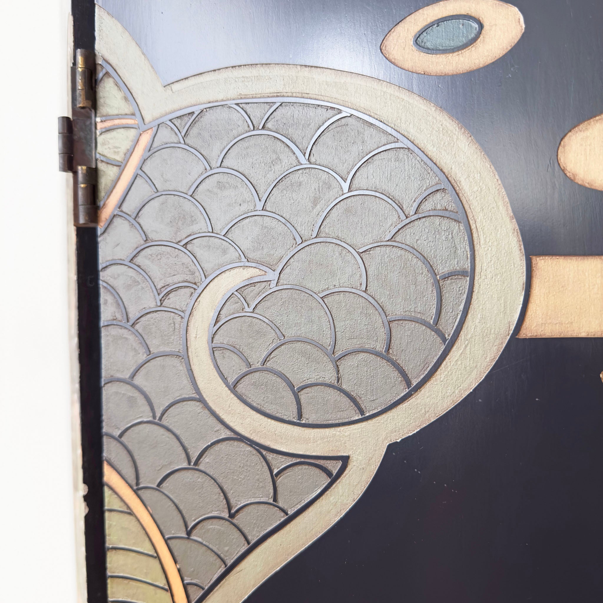 Art Deco Folding Screen with Cranes – JAM Shop