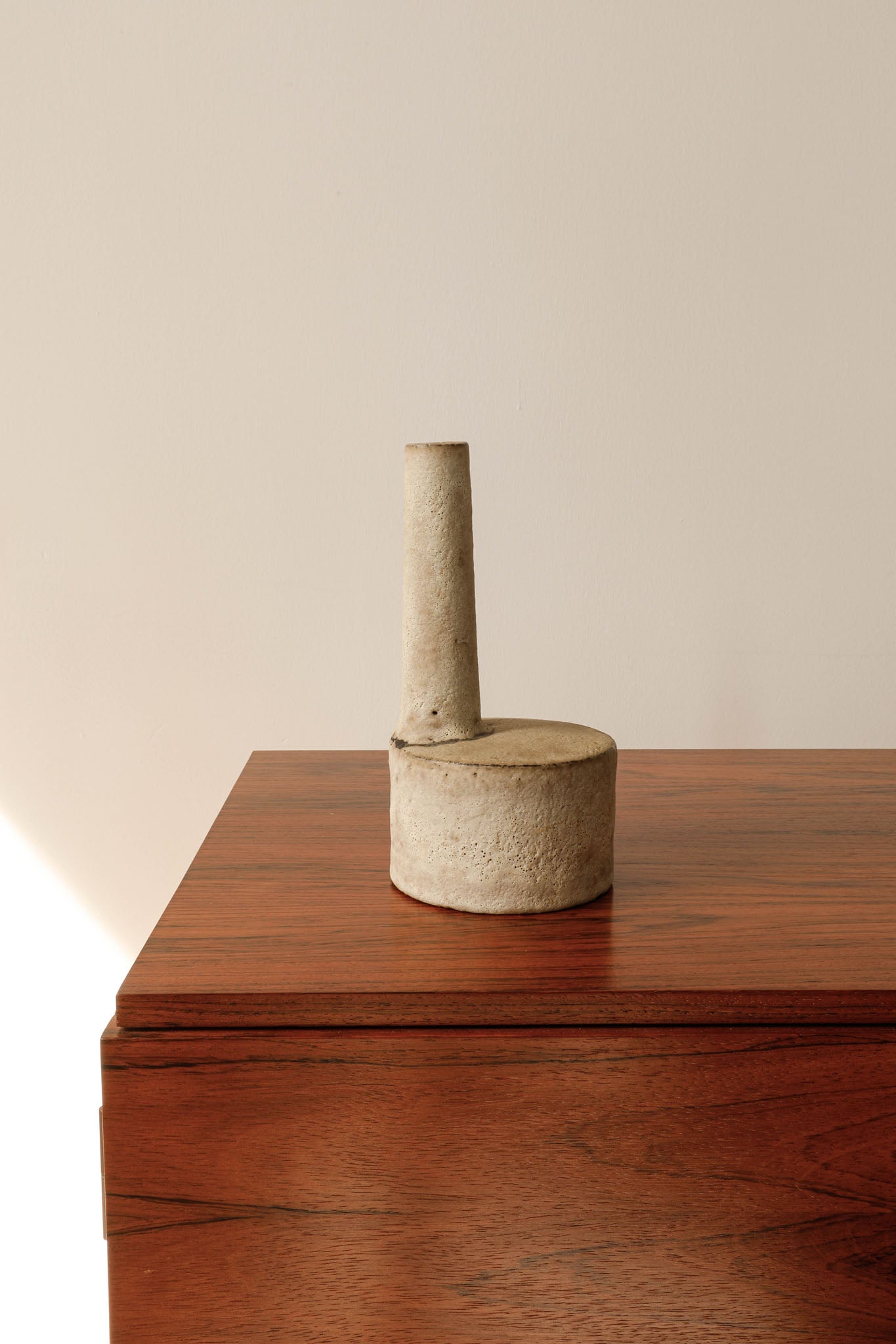 Belgian Asymmetric Single Stem Vase