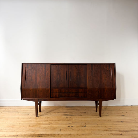 1970's Danish Rosewood Highboard by Borge Seindal
