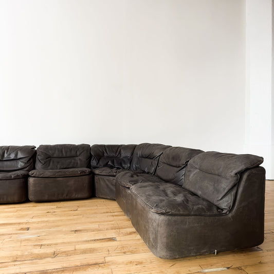 Walter Knoll Leather Sectional Sofa